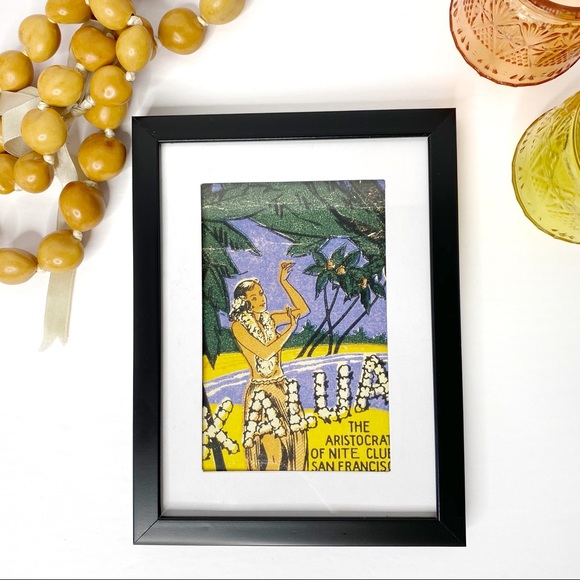 Framed Vintage Reprint Hawaiian Postcard - Picture 4 of 5